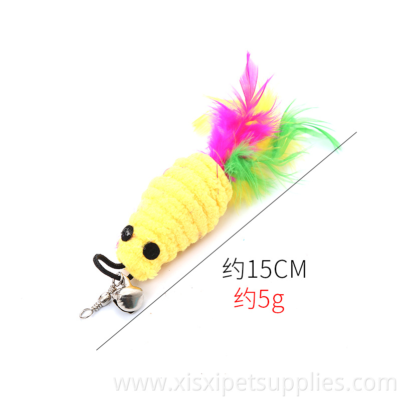 Cat Teaser Toys Replaced Funny Feather Cat Toy
